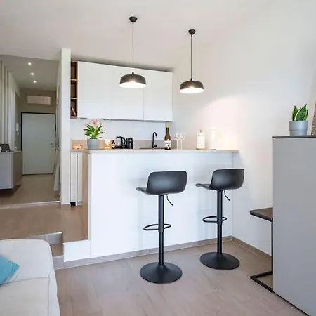 公寓 Sunset Serenity Loft Di Design Con Vista Mare